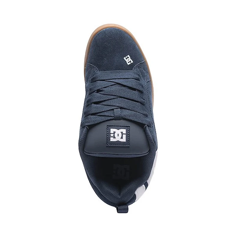 Mens DC Court Graffik Skate Shoe - Navy / White Gum