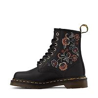 Womens Dr. Martens 1460 Vonda Tavern Roses Boot - Black