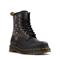Womens Dr. Martens 1460 Vonda Tavern Roses Boot - Black