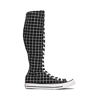 Converse Chuck Taylor All Star XX-Hi Plaid Sneaker - Black / White