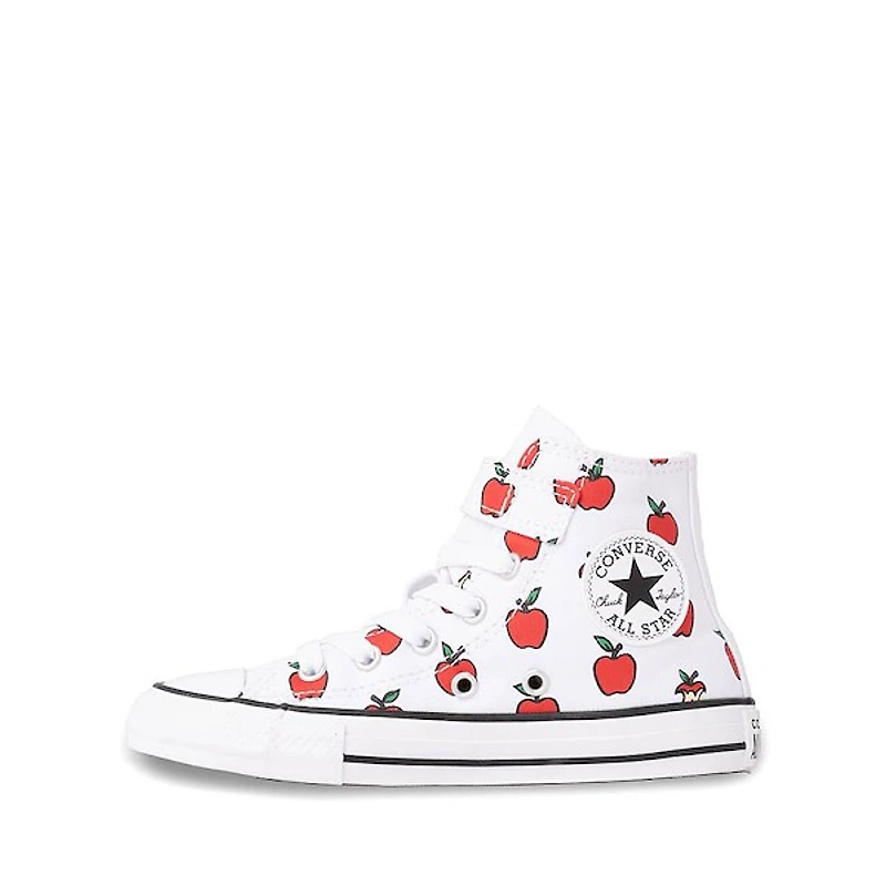 Converse Chuck Taylor All Star Apples Easy-On High-Top Sneaker - Little Kid White