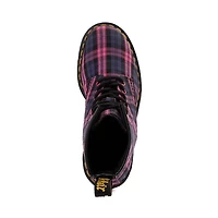 Womens Dr. Martens 1460 8-Eye Boot - Pink Tartan