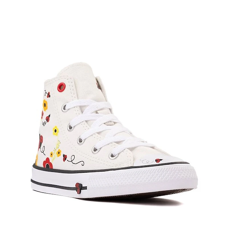 Converse Chuck Taylor All Star Ladybugs High-Top Sneaker - Little Kid Natural