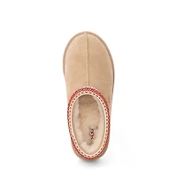 Womens UGG® Tasman II Slipper - Sand / Dark Cherry