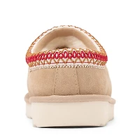 Womens UGG® Tasman II Slipper - Sand / Dark Cherry