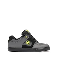 DC Pure Skate Shoe - Little Kid / Big Grey Black
