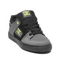 DC Pure Skate Shoe - Little Kid / Big Grey Black