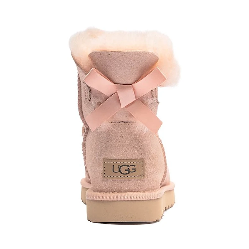 Womens UGG® Mini Bailey Bow II Boot - Beige Blush