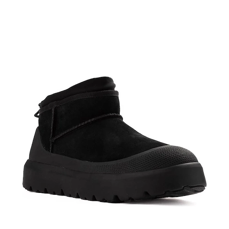 Mens UGG® Classic Ultra Mini Weather Hybrid Boot - Black