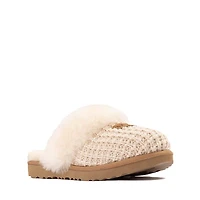 UGG® Cozy II Knit Slipper - Little Kid / Big Cream