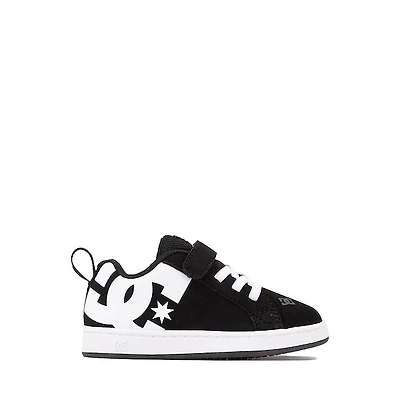 DC Court Graffik Skate Shoe - Toddler - Black / White