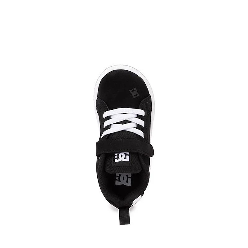 DC Court Graffik Skate Shoe - Toddler Black / White