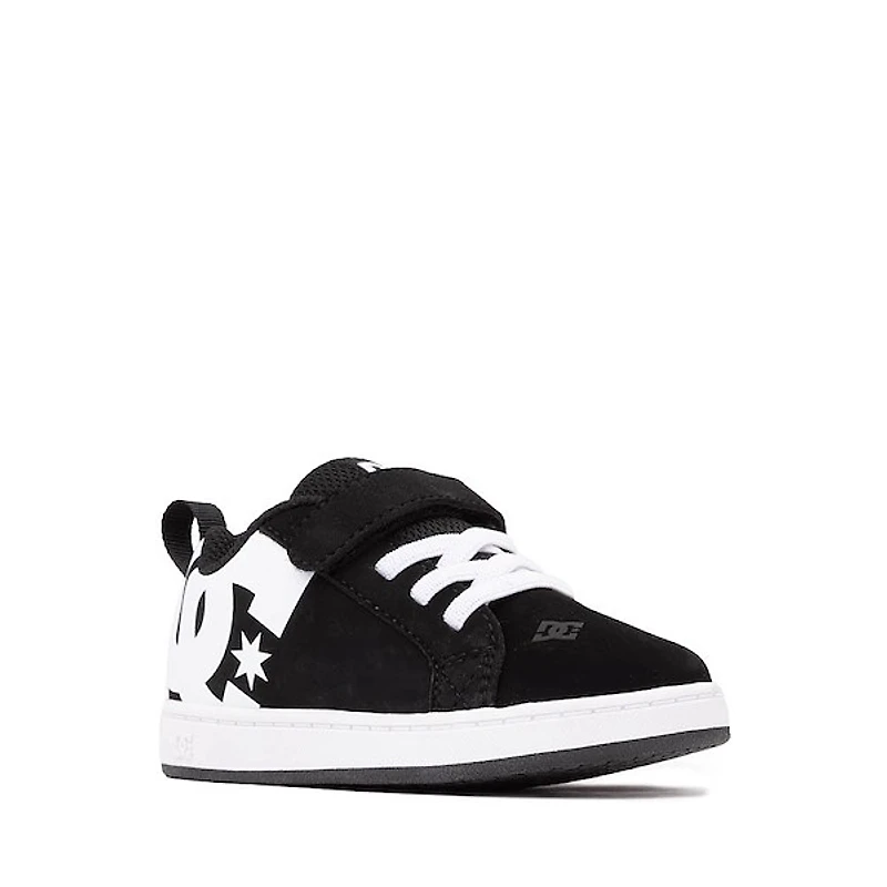 DC Court Graffik Skate Shoe - Toddler Black / White