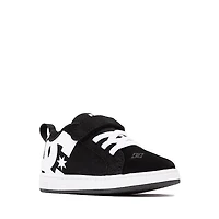 DC Court Graffik Skate Shoe - Toddler Black / White