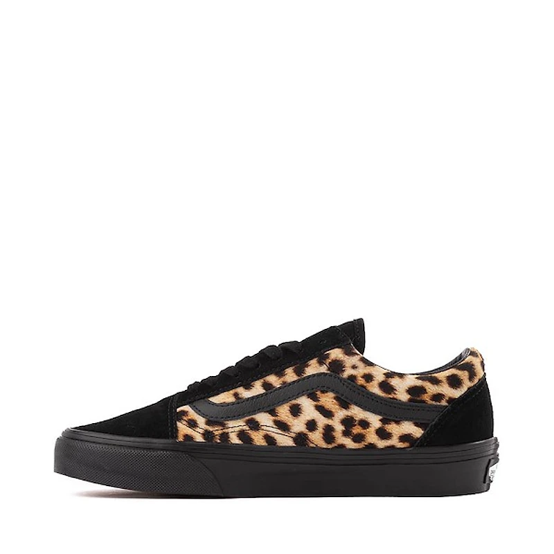 Vans Old Skool Skate Shoe - Black / Leopard