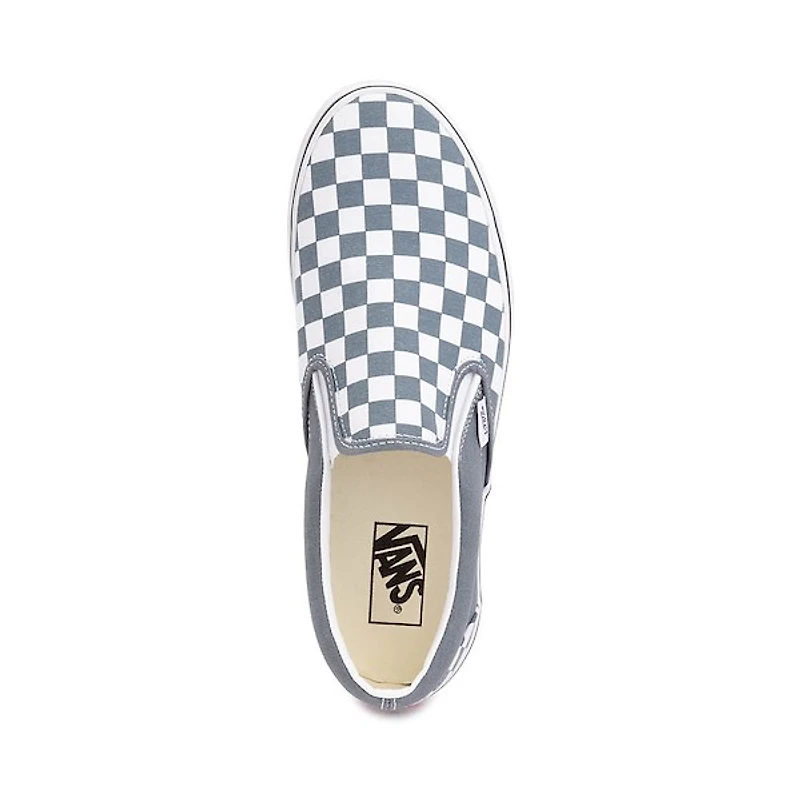 Vans Classic Slip-On Checkerboard Skate Shoe - Stormy Weather