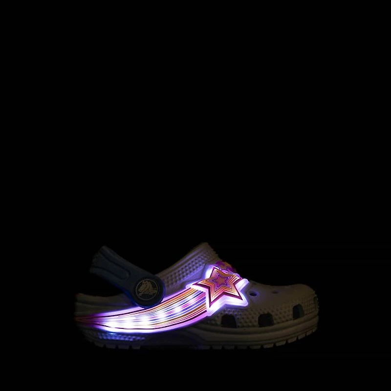 Crocs Classic Star Lights Clog - Toddler Moonlight / Multicolor
