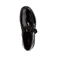 Womens Clarks Torhill Low Patent Casual Shoe - Black