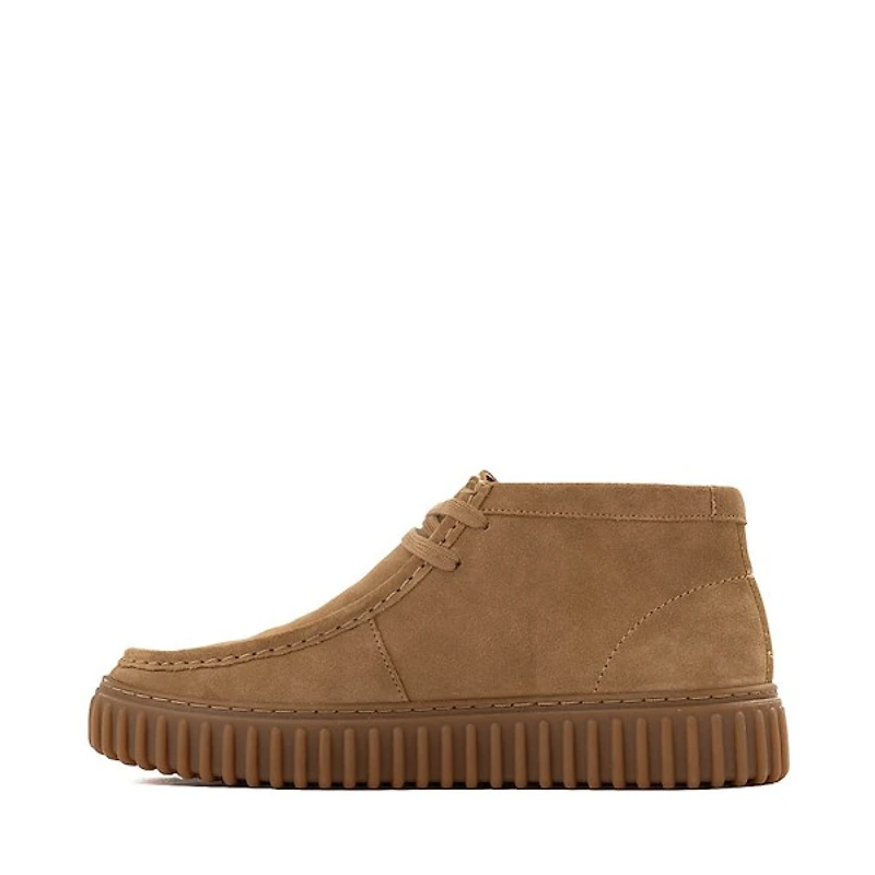 Mens Clarks Torhill Hi Chukka Boot - Dark Sand