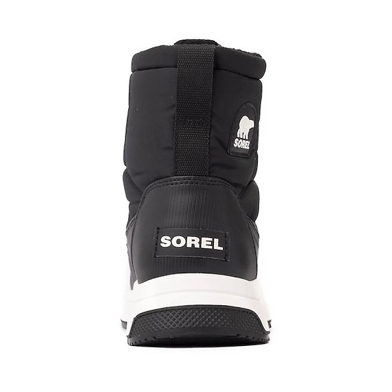 Womens Sorel Whitney™ III Mid Boot - Black / Sea Salt