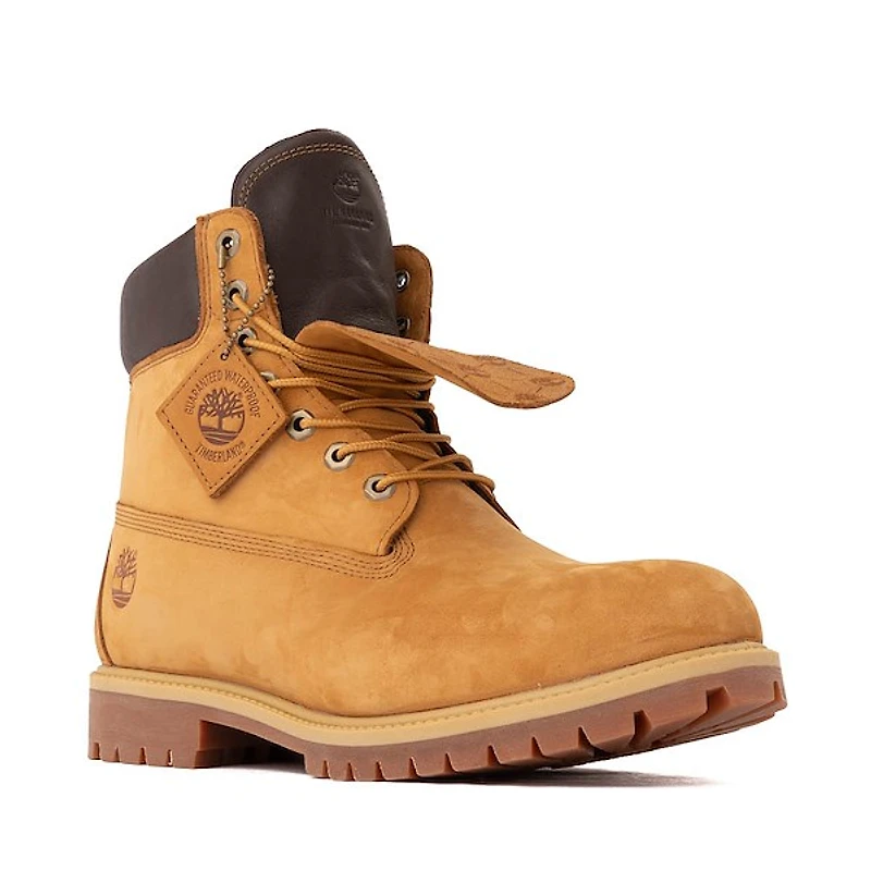 Mens Timberland® Premium 6-Inch Double Tongue Waterproof Boot - Wheat