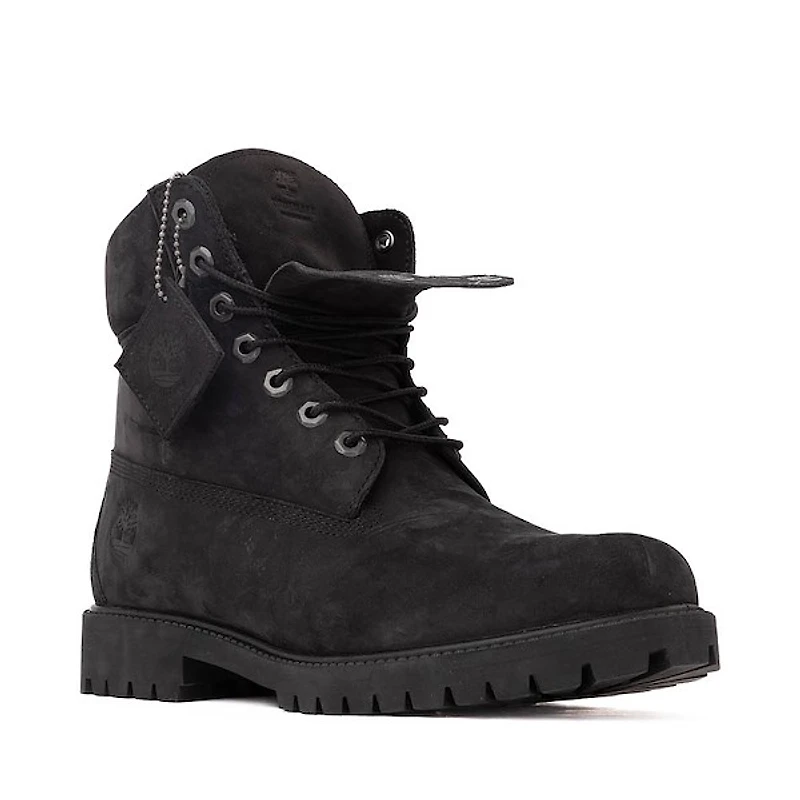 Mens Timberland® Premium 6-Inch Double Tongue Waterproof Boot - Black