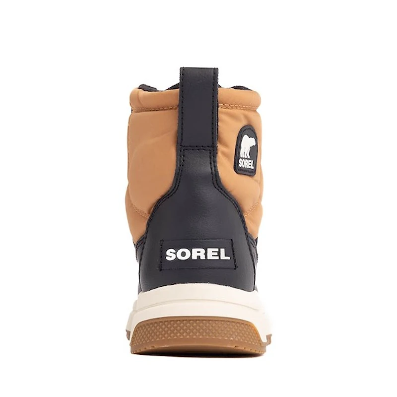 Sorel Whitney™ III Mid Waterproof Boot - Little Kid / Big Tawny Buff Black