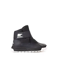 Sorel Whitney&trade III Strap Mid Waterproof Boot - Toddler / Little Kid Black Sea Salt