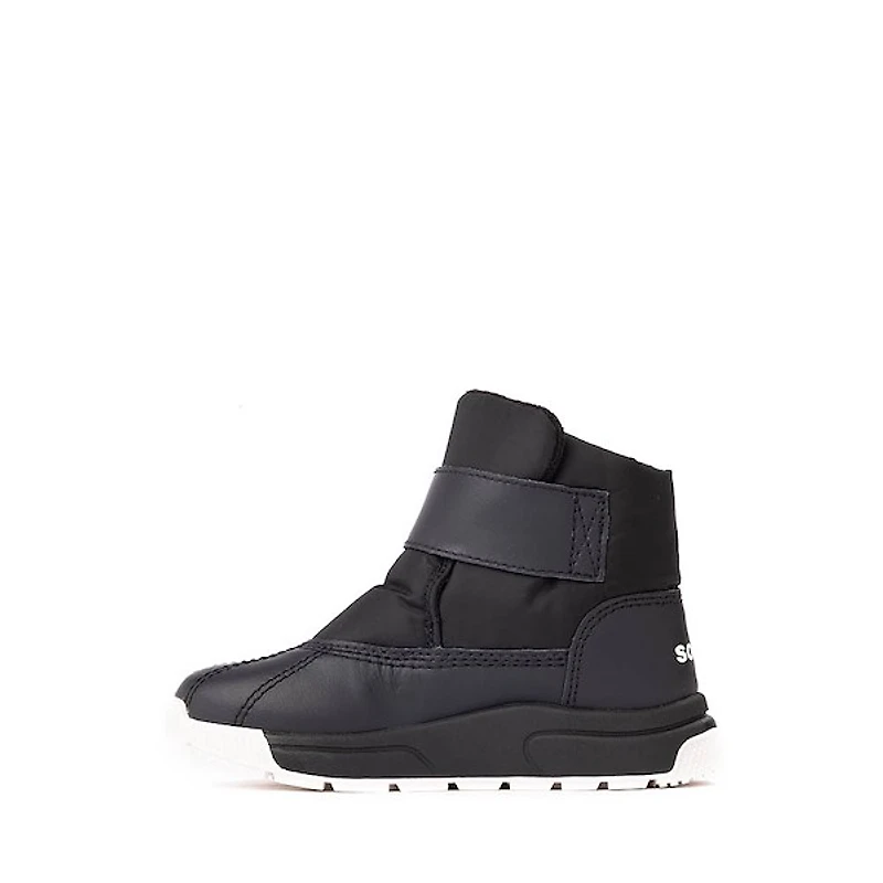 Sorel Whitney&trade III Strap Mid Waterproof Boot - Toddler / Little Kid Black Sea Salt