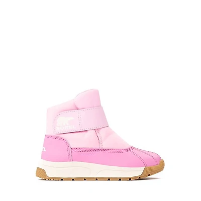 Sorel Whitney&trade III Strap Mid Waterproof Boot - Toddler / Little Kid Pink Flare Orchid