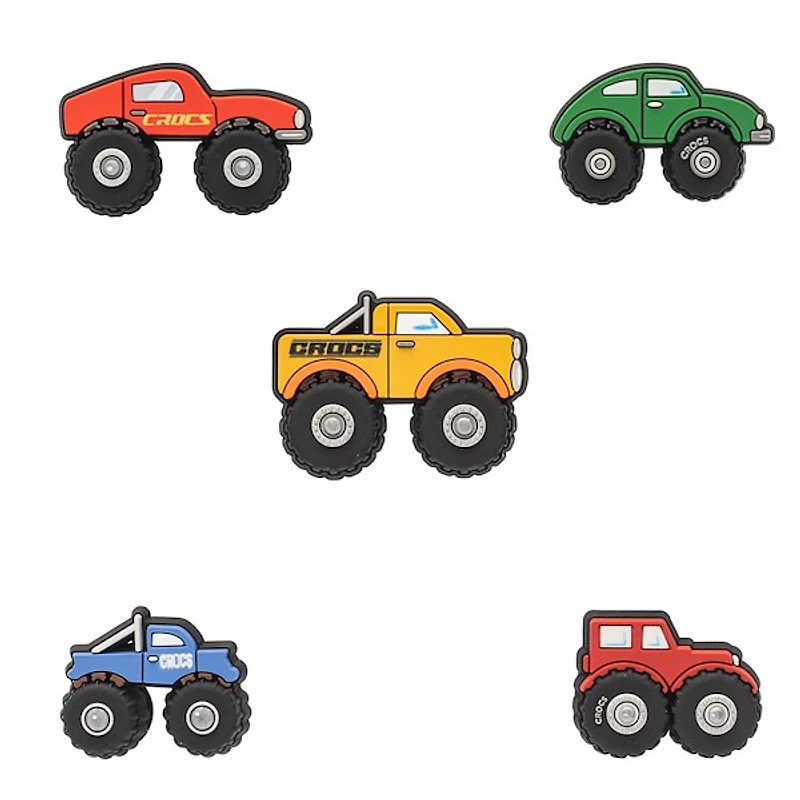 Crocs Jibbitz&trade Monster Truck Shoe Charms 5 Pack - Multicolor