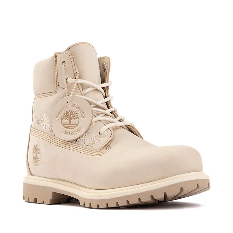 Womens Timberland® Premium 6-Inch Embroidered Boot - Angora