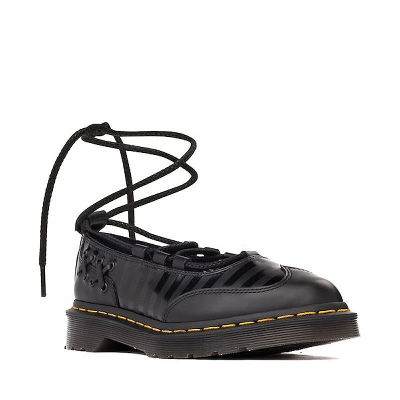 Womens Dr. Martens x Wednesday Elphie II Ballet Flat - Black