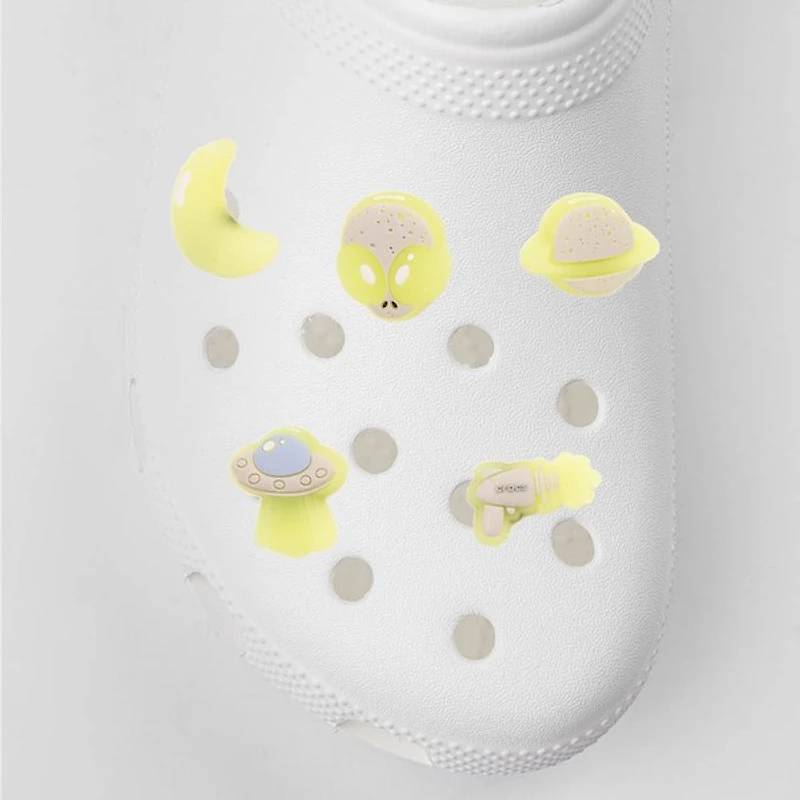 Crocs Jibbitz&trade Glow In The Dark Space Shoe Charms 5 Pack - Multicolor