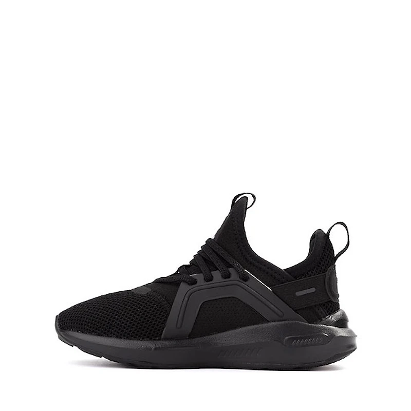 PUMA Softride Enzo 5 Alternate Closure Athletic Shoe - Little Kid / Big Black Gray