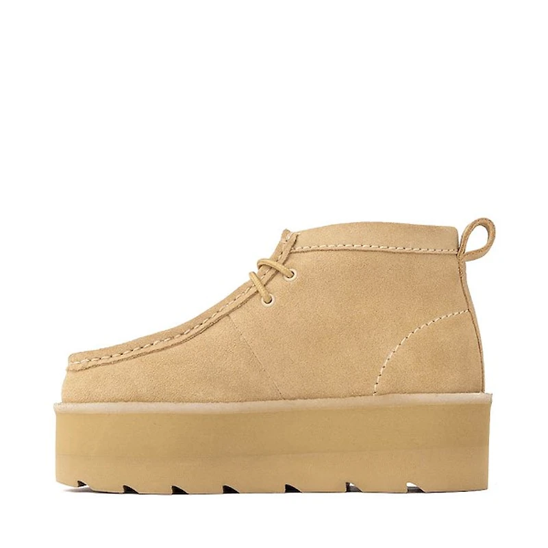 Womens Clarks Meare Elevated Walla Boot - Maple