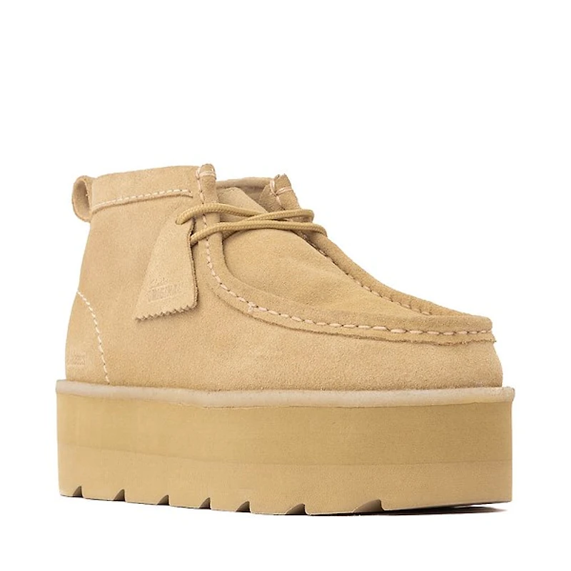 Womens Clarks Meare Elevated Walla Boot - Maple