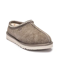 Pantoufle UGG® Tasman Shaggy en suède pour hommes - Brun fumée
