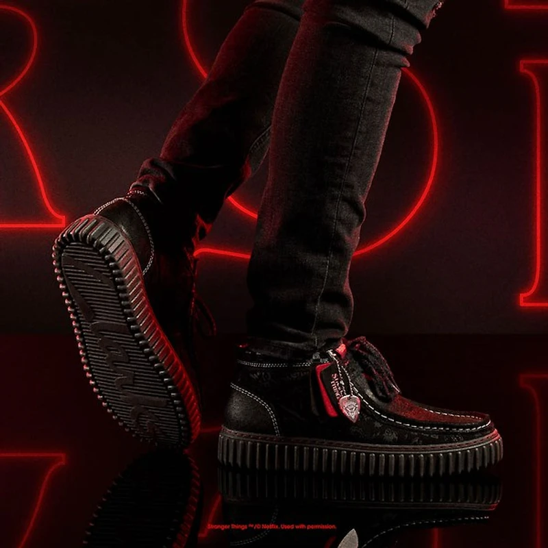 Mens Clarks x Stranger Things Torhill Hi Chukka Boot