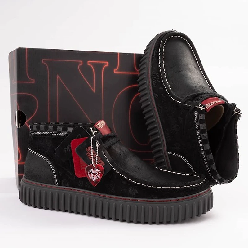 Bottes Chukka Clarks x Stranger Things Torhill Hi Pour Hommes - Noir