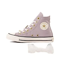 Espadrille Montante Converse Chuck Taylor All Star Dressed Up Pearls & Lace Pour Femmes - Mauve Givré