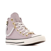 Espadrille Montante Converse Chuck Taylor All Star Dressed Up Pearls & Lace Pour Femmes - Mauve Givré