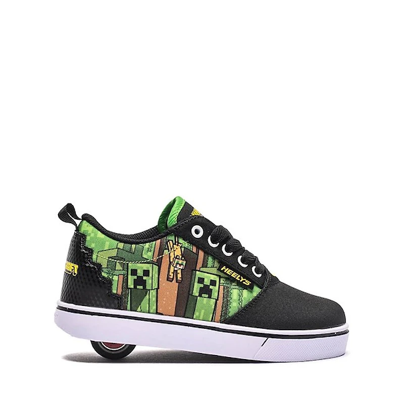 Heelys x Minecraft Pro 20 Skate Shoe - Little Kid / Big Black