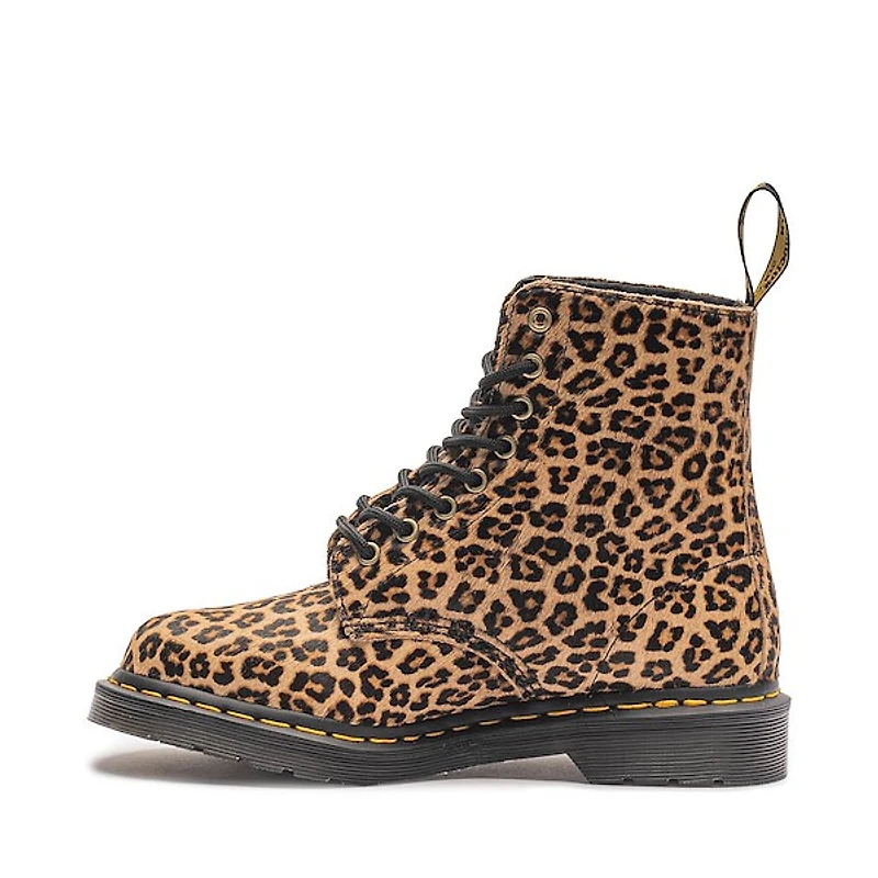 Dr. Martens 1460 Pascal 8-Eye Leopard Boot - Light Tan