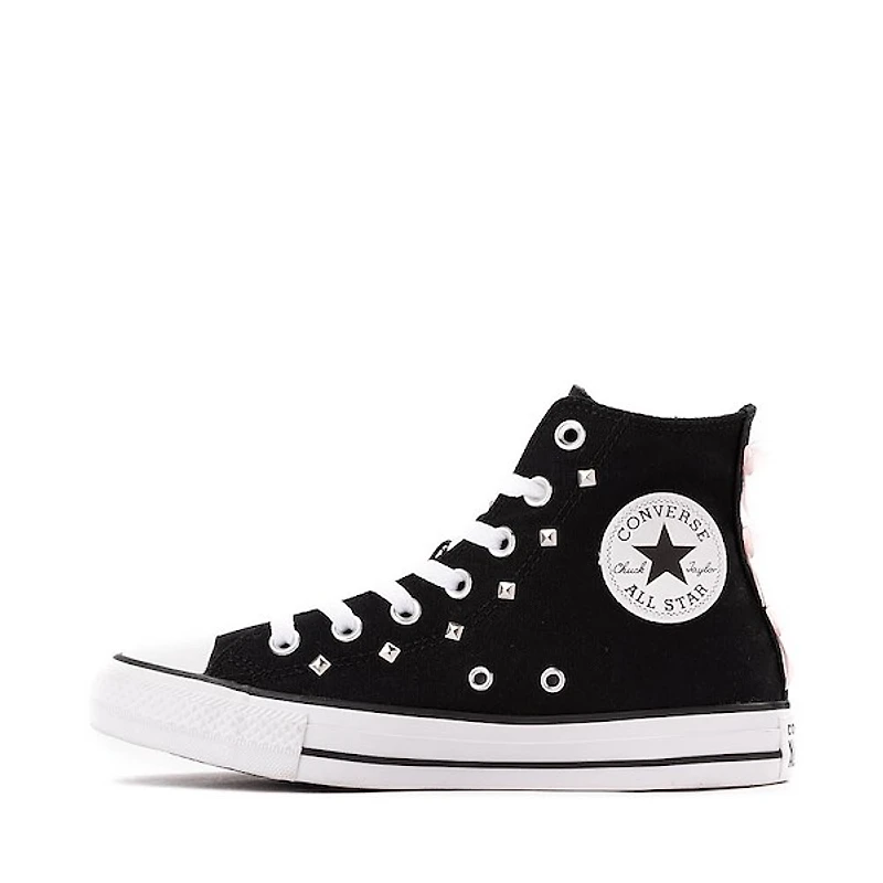 Converse Chuck Taylor All Star Lift Bows & Studs High-Top Sneaker - Black