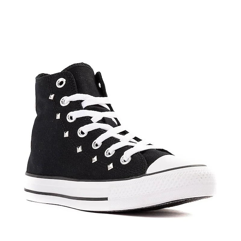Converse Chuck Taylor All Star Lift Bows & Studs High-Top Sneaker - Black