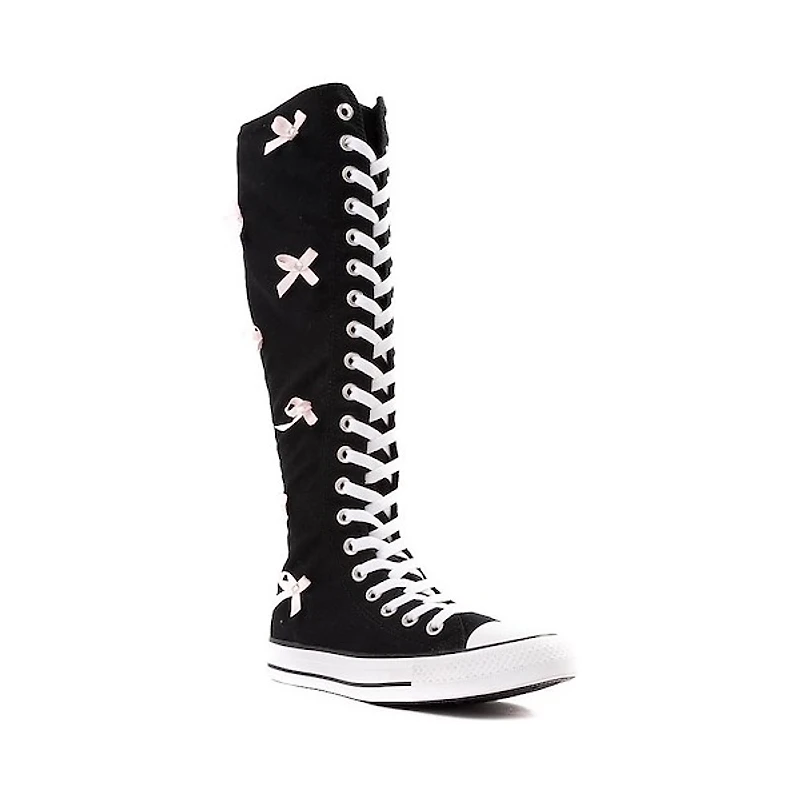 Converse Chuck Taylor All Star XX-Hi Bows & Studs Sneaker - Black / Pink