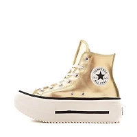 Converse Chuck Taylor All Star Lift Double Stack High-Top Sneaker - Gold