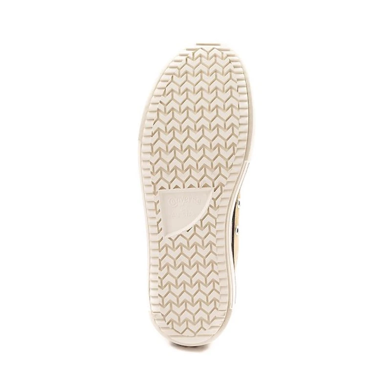 Espadrille Plateforme Double Converse Chuck Taylor All Star Lift Stack Montante - Or