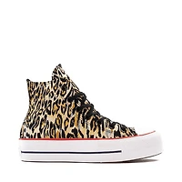 Womens Converse Chuck Taylor All Star Lift High-Top Sneaker - Leopard